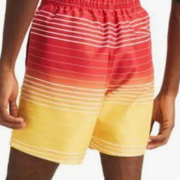 Nautica Men's Ombre Stripe Full Elastic Swim Trunks, Size M, Retail $69.50US - Picture 5 of 13